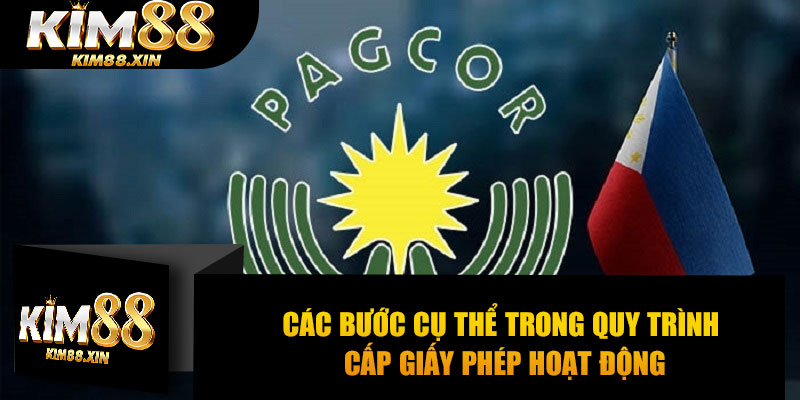 Các bước cụ thể trong quy trình cấp giấy phép hoạt động